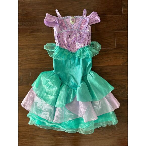 Disney Girls size 6 Little Mermaid Halloween Costume Disney Princess - Picture 1 of 6